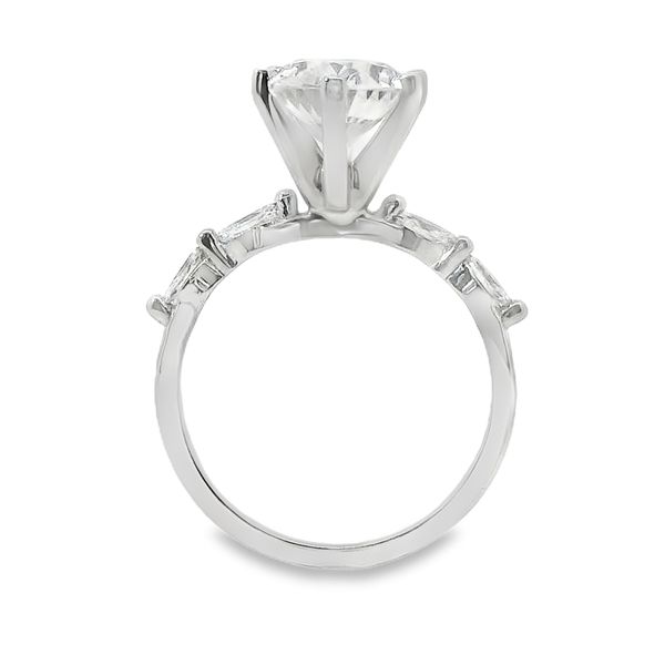 Lab Grown Diamond Engagement Ring with Marquise Image 2 Van Adams Jewelers Snellville, GA