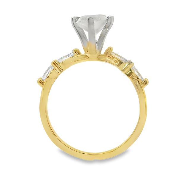 Lab Grown Diamond Marquise Engagement Ring Setting Image 2 Van Adams Jewelers Snellville, GA