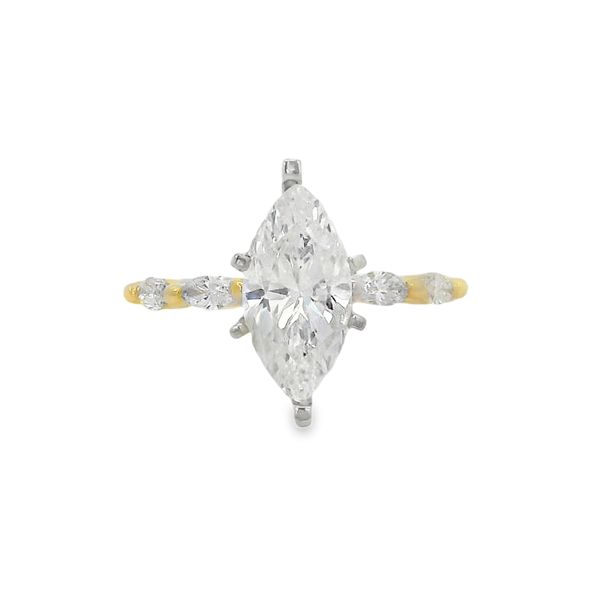 Lab Grown Diamond Marquise Engagement Ring Setting Van Adams Jewelers Snellville, GA