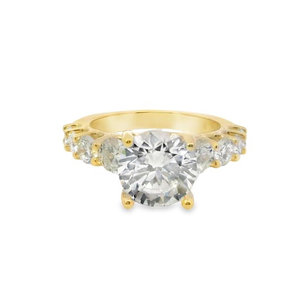 Lab Grown Diamond Engagement Ring Setting Image 2 Van Adams Jewelers Snellville, GA
