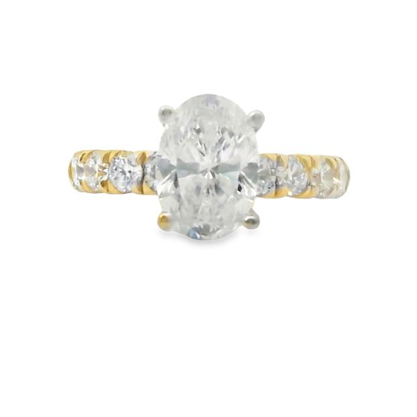 Lab Grown Diamond 3/4 CT Engagement Ring Setting Image 2 Van Adams Jewelers Snellville, GA