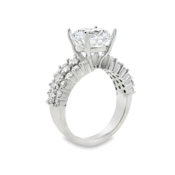 Lab Grown Diamond Engagement Ring Setting Image 2 Van Adams Jewelers Snellville, GA