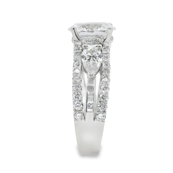 1 1/2 CT Lab Grown Diamond Engagement Ring Setting Image 4 Van Adams Jewelers Snellville, GA