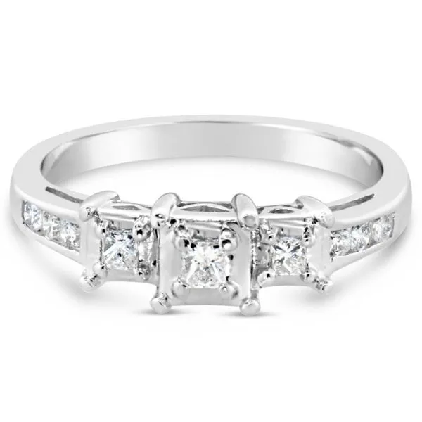 14K White Gold Diamond Engagement Ring Van Adams Jewelers Snellville, GA