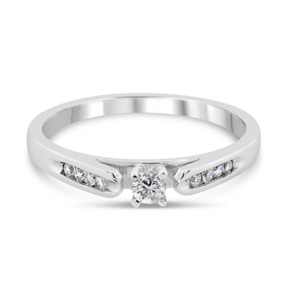 14K White Gold Diamond Promise Ring Van Adams Jewelers Snellville, GA