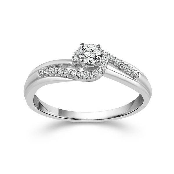 Sterling Silver Diamond Promise Ring Van Adams Jewelers Snellville, GA