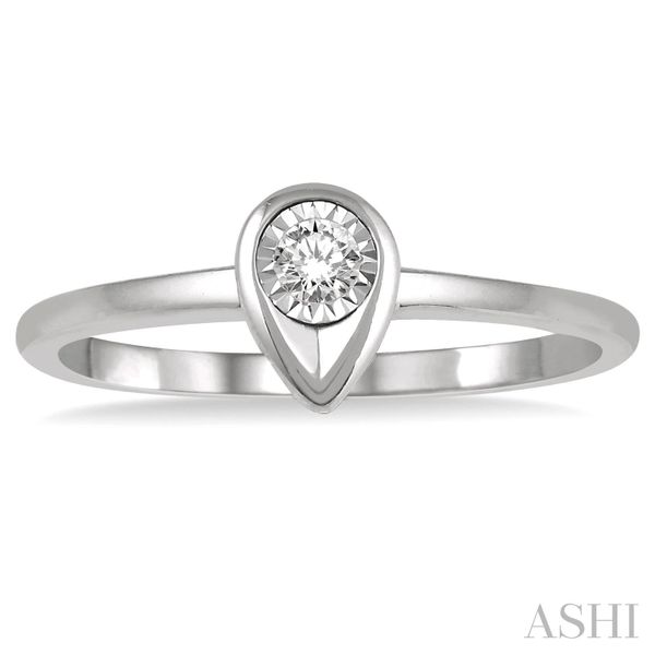 Pear Shape Diamond Promise Ring Van Adams Jewelers Snellville, GA