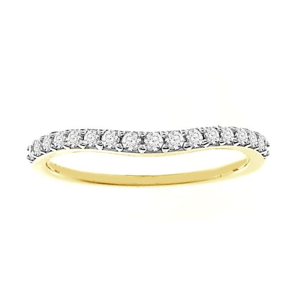 14K Yellow Gold Diamond Wedding Band Van Adams Jewelers Snellville, GA