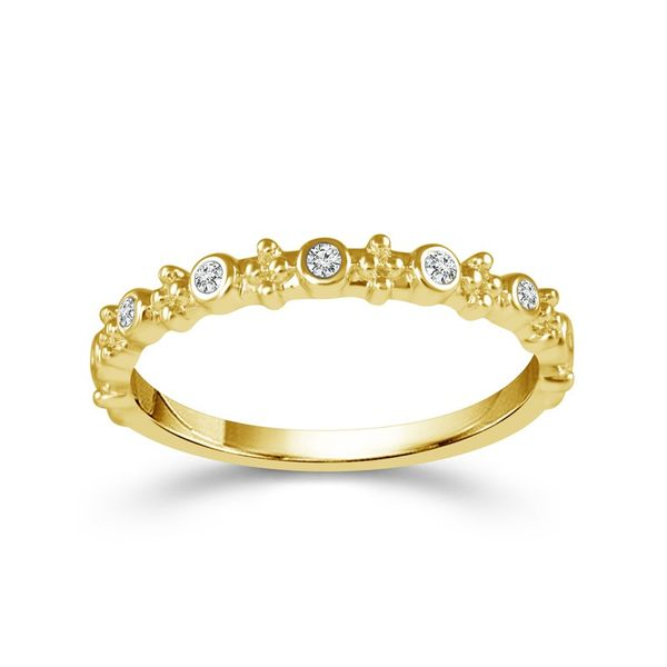 10K Yellow Gold Diamond Wedding Band Van Adams Jewelers Snellville, GA