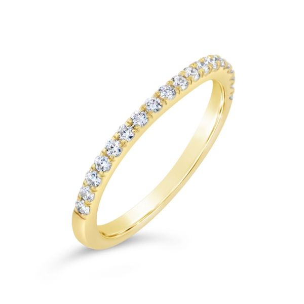 14K Yellow Gold Diamond Wedding Band Van Adams Jewelers Snellville, GA