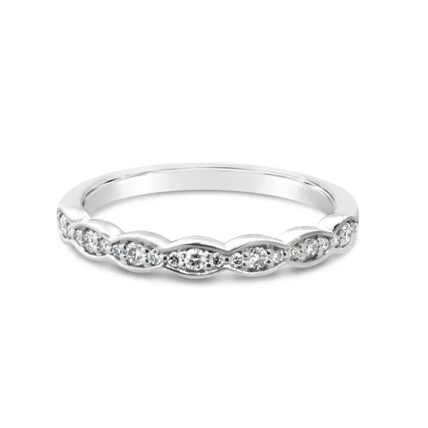 Van Adam's Collection 14K White Gold Diamond Wedding Band Van Adams Jewelers Snellville, GA