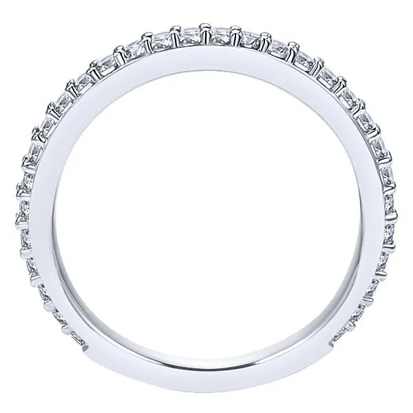 Gabriel & Co. 14K White Gold Diamond Wedding Band Image 2 Van Adams Jewelers Snellville, GA