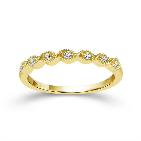 10K Yellow Gold Diamond Wedding Band Van Adams Jewelers Snellville, GA