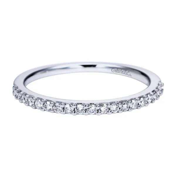 Gabriel & Co. 14K White Gold Diamond Wedding Band Van Adams Jewelers Snellville, GA