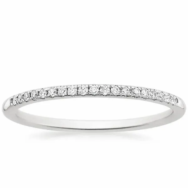 14K White Gold Diamond Wedding Band Van Adams Jewelers Snellville, GA