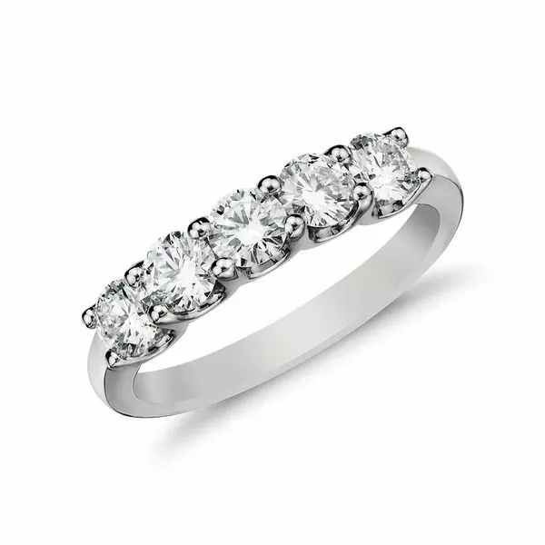 Van Adam's Collection 14K White Gold Diamond Wedding Band Van Adams Jewelers Snellville, GA