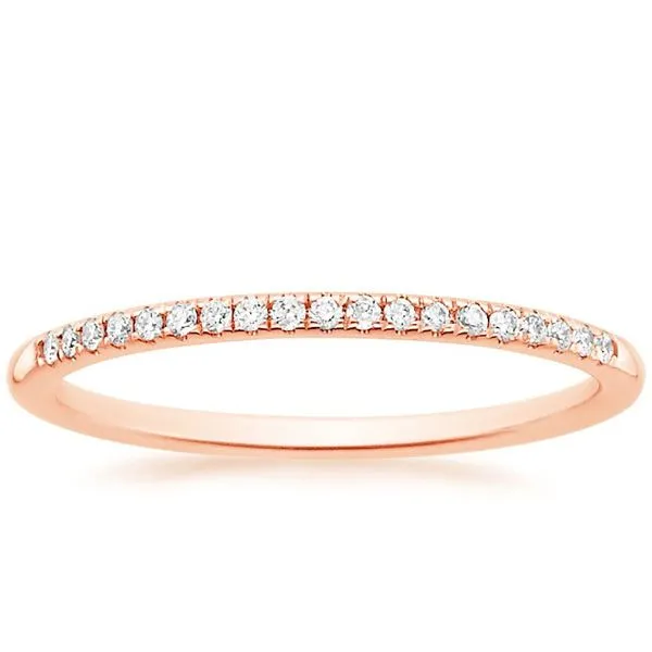 Rose Gold Diamond Band Van Adams Jewelers Snellville, GA