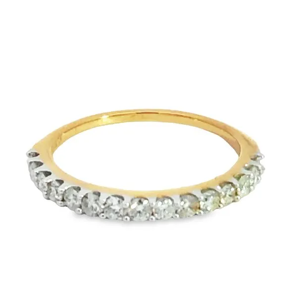 Yellow 14 Karat Diamond Wedding Band With .50ct Diamond Van Adams Jewelers Snellville, GA