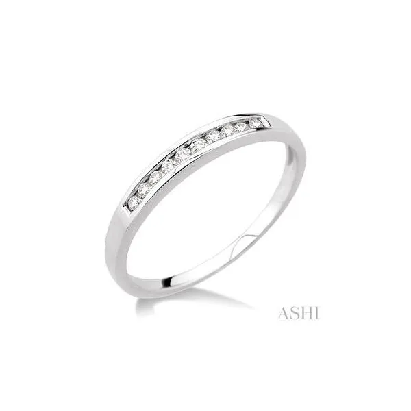 14K White Gold Diamond Channel Band Van Adams Jewelers Snellville, GA