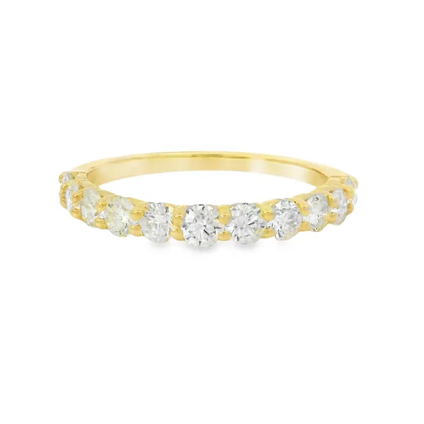 YELLOW GOLD DIAMOND WEDDING BAND Van Adams Jewelers Snellville, GA