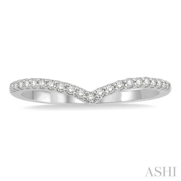 Chevron diamond wedding band Image 2 Van Adams Jewelers Snellville, GA