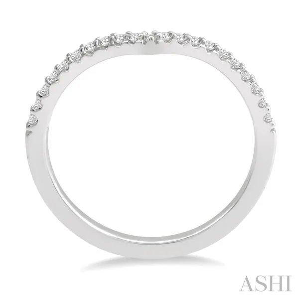 Chevron diamond wedding band Image 3 Van Adams Jewelers Snellville, GA