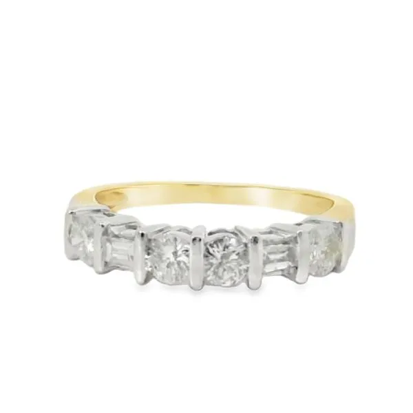 1 CT Baguette and Round Diamond Band Van Adams Jewelers Snellville, GA