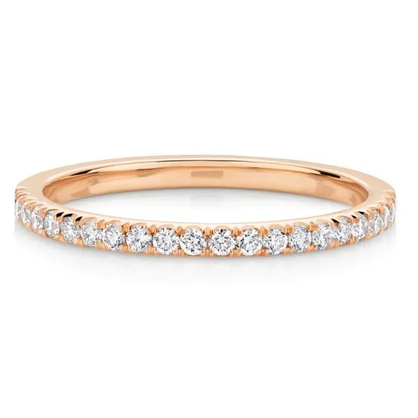 Rose Gold Diamond Wedding Band Van Adams Jewelers Snellville, GA