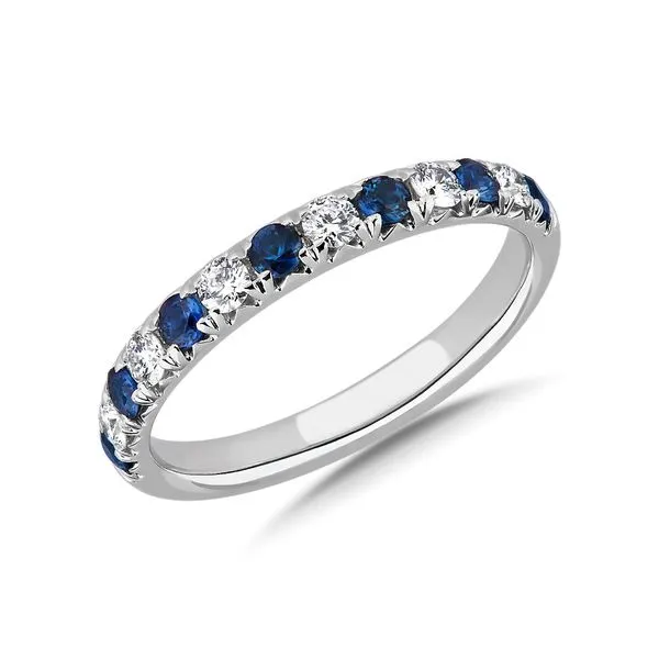 Sapphire and Diamond Band Van Adams Jewelers Snellville, GA