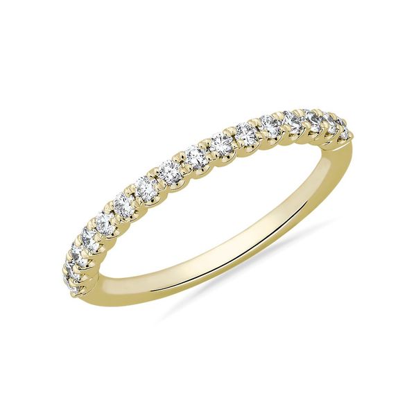Diamond Wedding Band in Yellow Gold Van Adams Jewelers Snellville, GA
