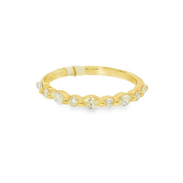 1/2 CT Marquise and Round Natural Diamond Band Van Adams Jewelers Snellville, GA