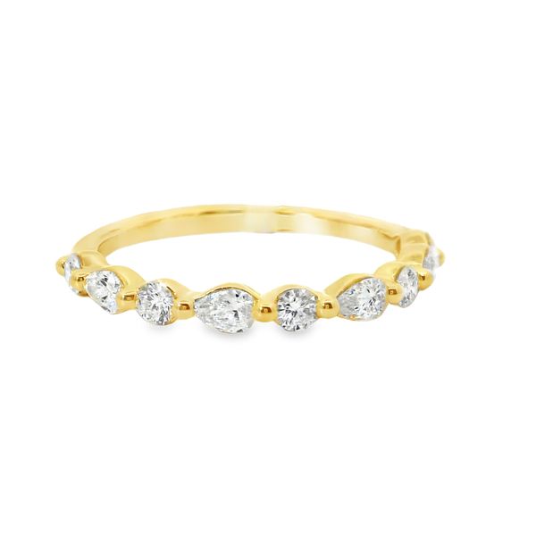 1/2 CT Pear and Round Diamond Band Van Adams Jewelers Snellville, GA