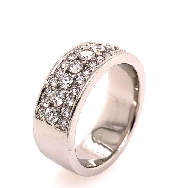 Men's Diamond Wedding Band Image 2 Van Adams Jewelers Snellville, GA