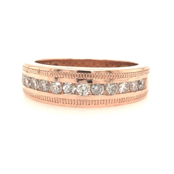 Rose Gold Mens Diamond Band Van Adams Jewelers Snellville, GA