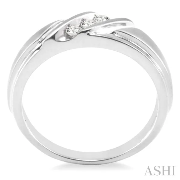 14K White Gold Diamond Wedding Band Image 3 Van Adams Jewelers Snellville, GA
