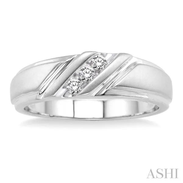 14K White Gold Diamond Wedding Band Van Adams Jewelers Snellville, GA