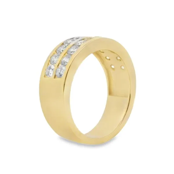 Men's 2 CT Lab Grown Diamond Band Image 2 Van Adams Jewelers Snellville, GA
