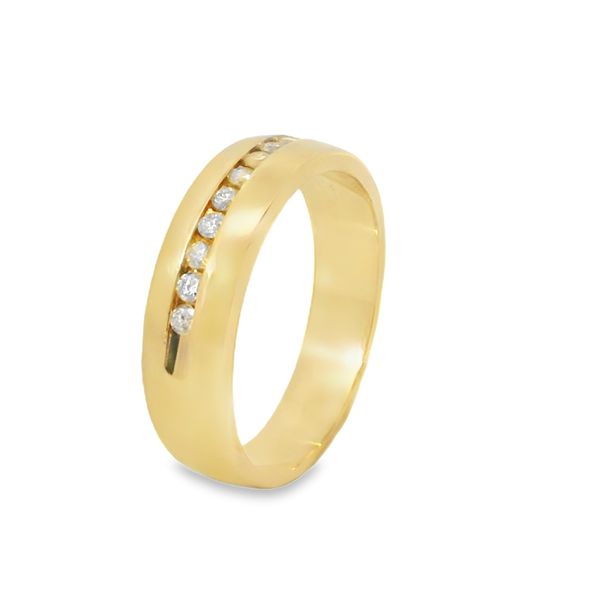 Mens's Diamond Wedding Band Image 2 Van Adams Jewelers Snellville, GA