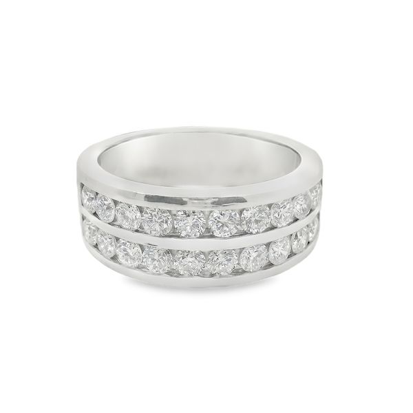 Double Row Diamond Band Image 3 Van Adams Jewelers Snellville, GA