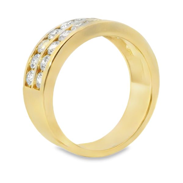 Men's 2 CT Lab Grown Diamond Band Image 2 Van Adams Jewelers Snellville, GA