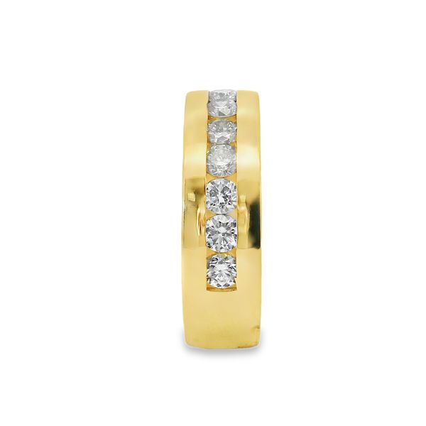 Men's 10K Yellow Gold Lab-Grown Diamond Wedding Band — 1.04 CTW Image 3 Van Adams Jewelers Snellville, GA