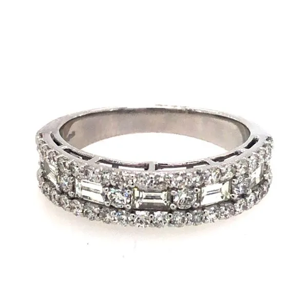 Baguette and Round Diamond Band Van Adams Jewelers Snellville, GA