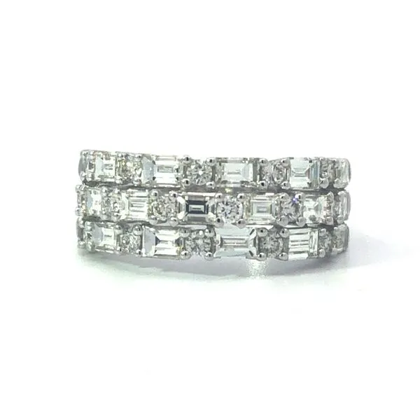 Baguette and Round Diamond Band Van Adams Jewelers Snellville, GA