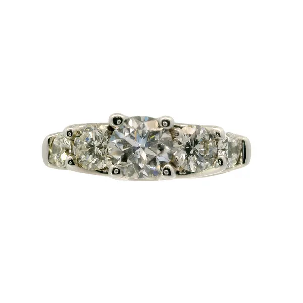 5 Stone Natural Diamond Wedding Band Image 2 Van Adams Jewelers Snellville, GA