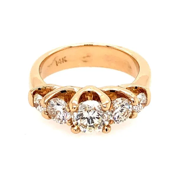 Van Adam's Collection 14K Yellow Gold 1 1/2 CT Diamond Band Image 2 Van Adams Jewelers Snellville, GA