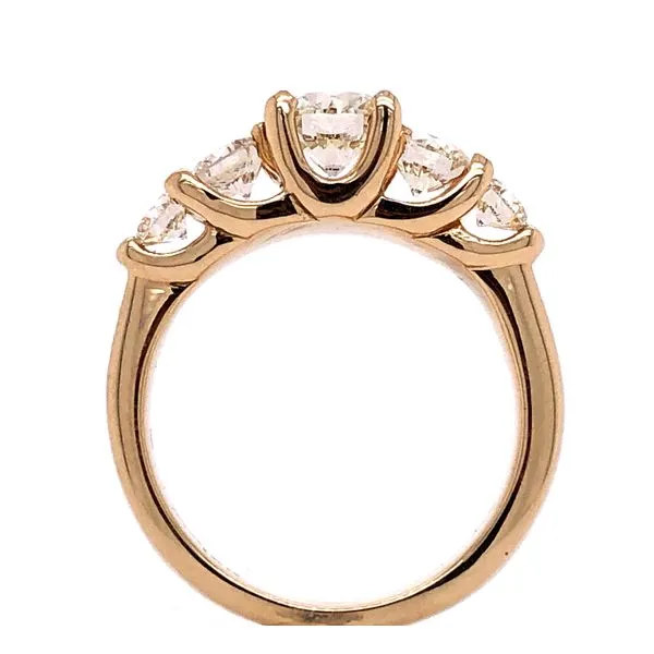 Van Adam's Collection 14K Yellow Gold 1 1/2 CT Diamond Band Image 3 Van Adams Jewelers Snellville, GA