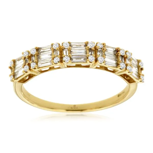 Baguette and Round Diamond Band Van Adams Jewelers Snellville, GA