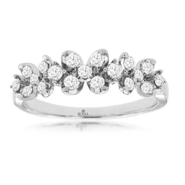 1/2 CT Flower Diamond Band Van Adams Jewelers Snellville, GA