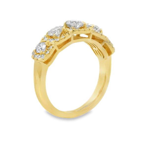 5 Stone Diamond Anniversary Band Image 4 Van Adams Jewelers Snellville, GA