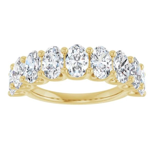 9 Stone Lab Grown Diamond Oval Band Van Adams Jewelers Snellville, GA